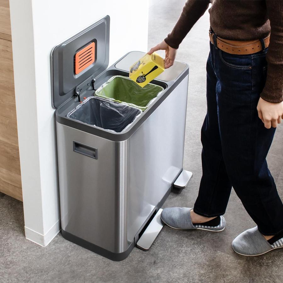 OPUS（オーパス） ゴミ箱 16L×3 分別 JAVA BASE トリプル