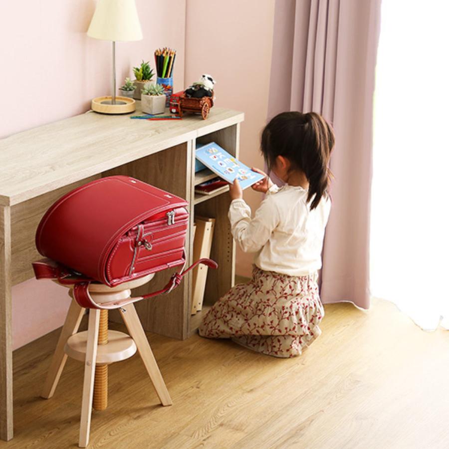 サイドラック 幅30cm デスク用 木目調 子供用 （ ラック スリム 棚