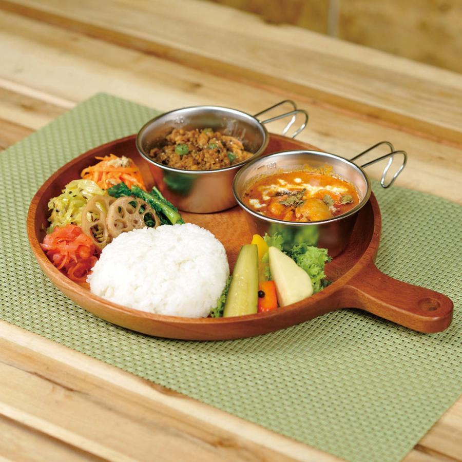 CAPTAIN STAG（キャプテンスタッグ） 木製食器 ハンドル付プレート25cm