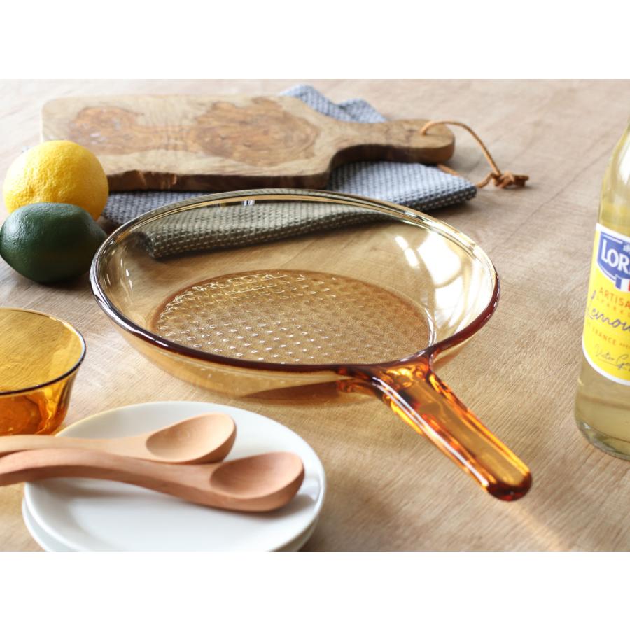 パール金属 スキレット 23cm ガス火専用 ガラス製 VISIONS （ 電子