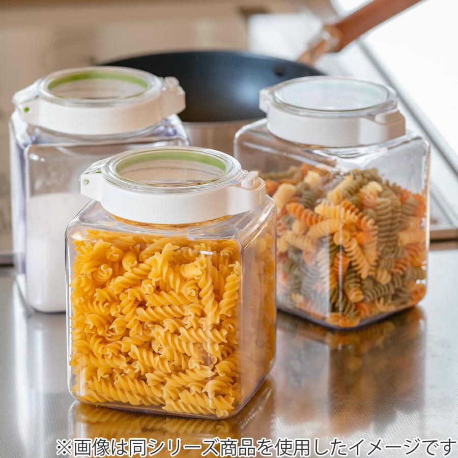 保存容器 密閉 1.9L キーポット 角型 3個セット （ ワンプッシュ