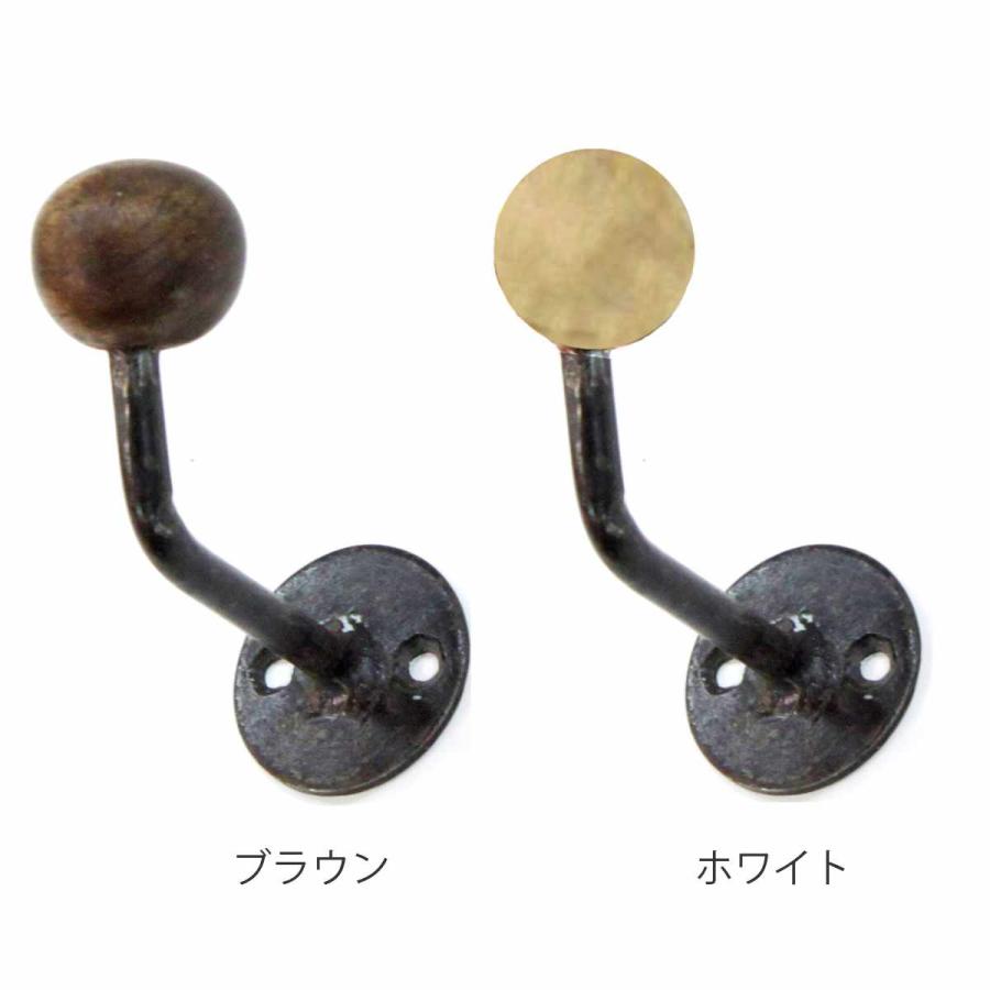 ウッドボールフック （ フック 壁掛け ウォールフック 壁