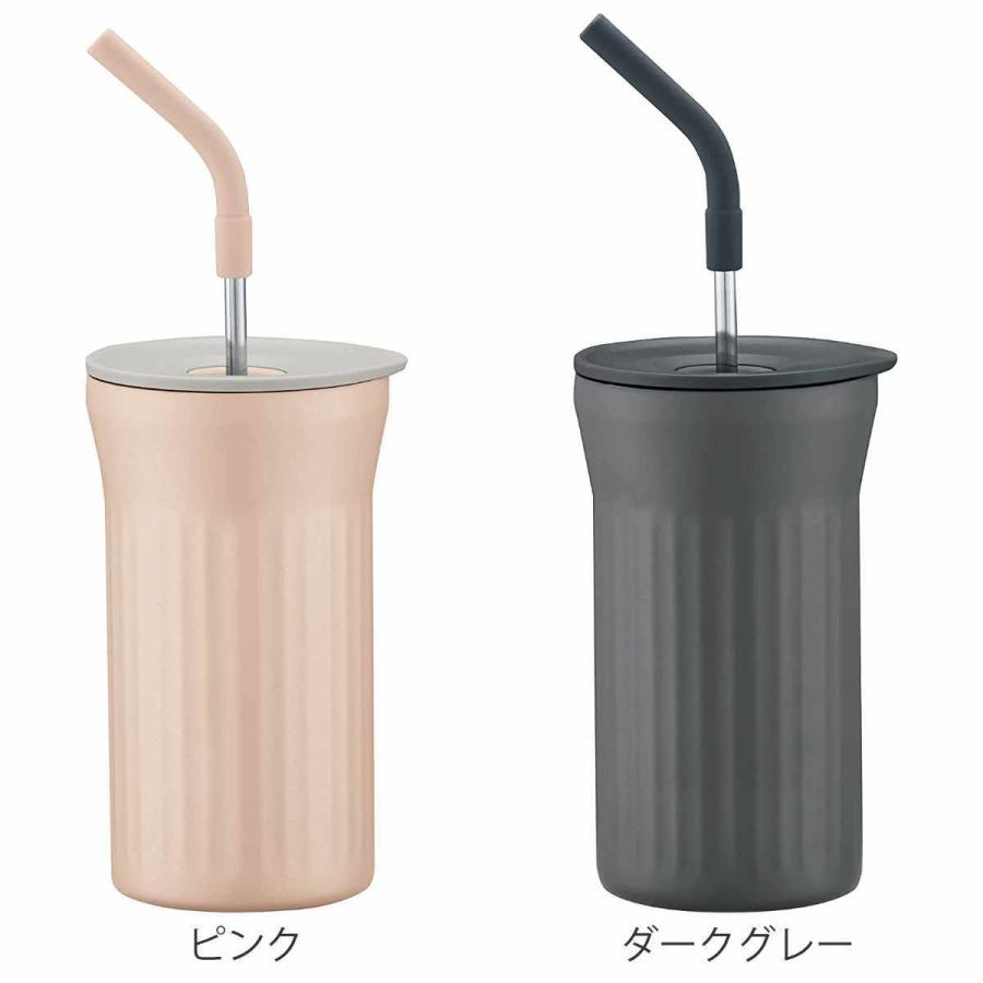 ピーコック魔法瓶工業 タンブラー ストロー付き 450ml ステンレス
