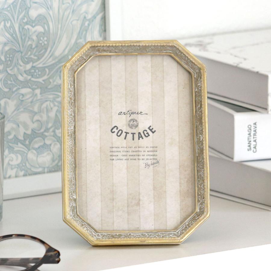 フォトフレーム 八角フォトフレーム M （ フォトスタンド 写真立て