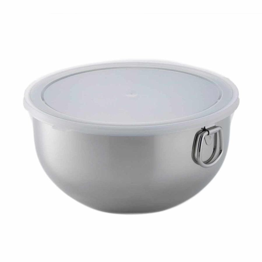 フタ付きボール 18cm ママクック ステンレス 日本製 （ 調理用ボウル