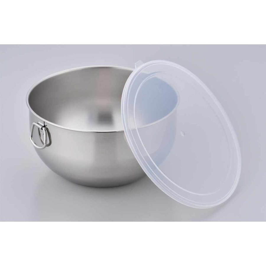 フタ付きボール 20cm ママクック ステンレス 日本製 （ 調理用ボウル