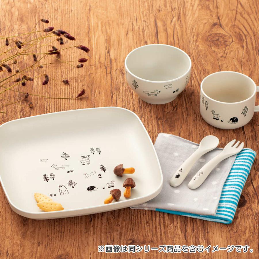 どんぶり 12.5cm 森の仲間たち プラスチック （ 食洗機対応 電子レンジ