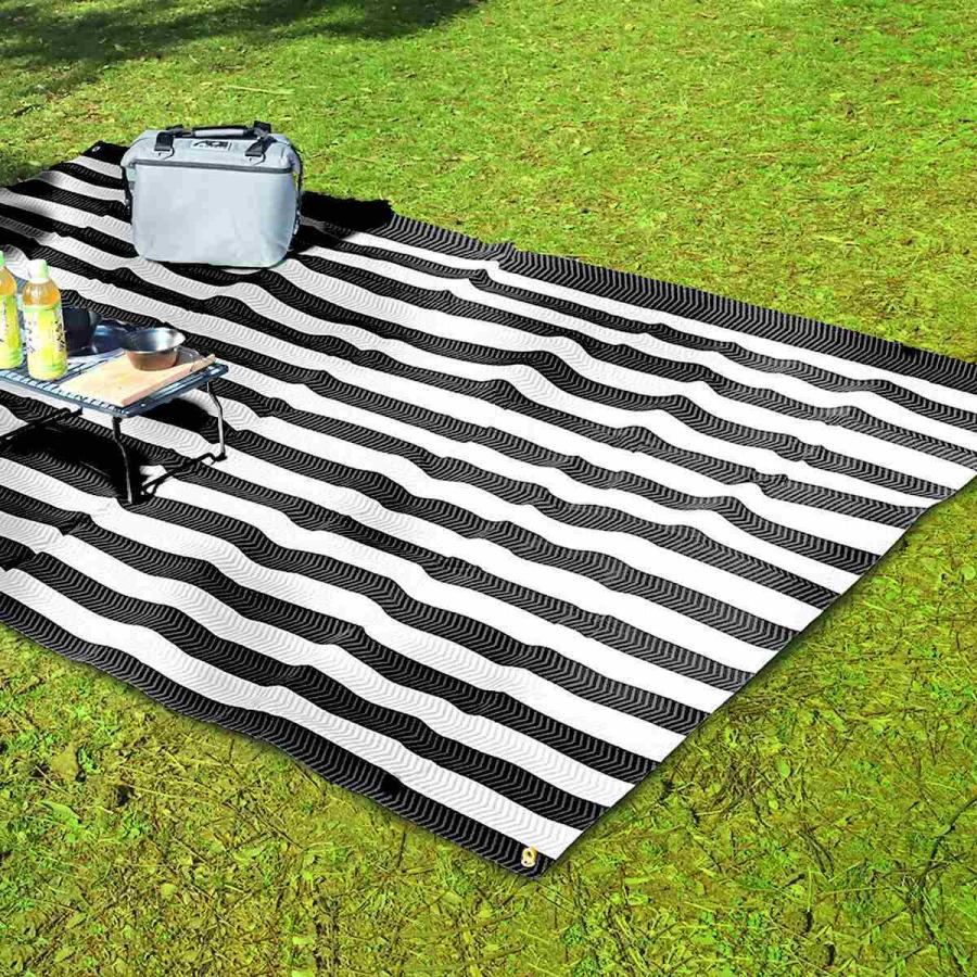 レジャーシート 180×240cm 6〜8人用 ソフトクッションL ボーダー