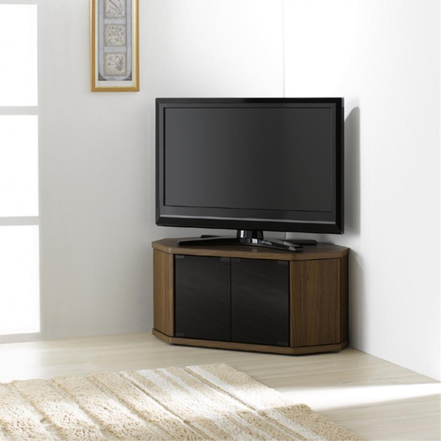 朝日木材加工 テレビ台 コーナー型 ローボード 木目調 スモーク 朝日木材加工 テレビ台 コーナー型 ローボード 木目調 スモーク