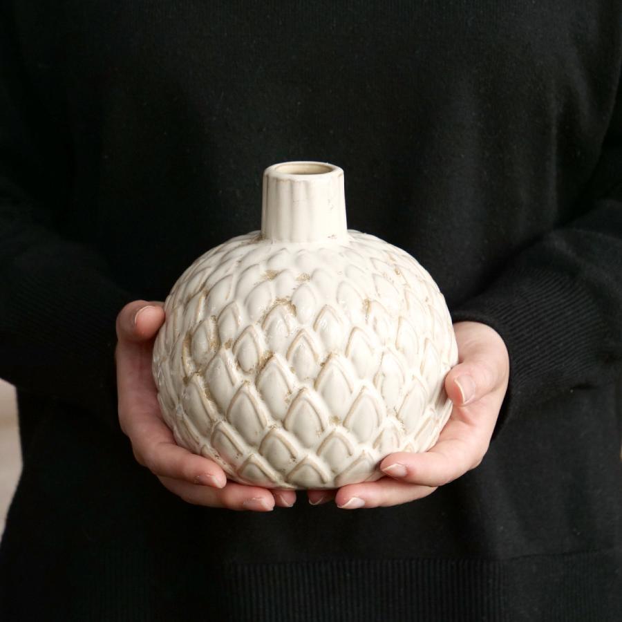 花瓶 セラミックベース 直径14.5×高さ15cm ( フラワーベース 花瓶 セラミックベース 直径14.5×高さ15cm ( フラワーベース
