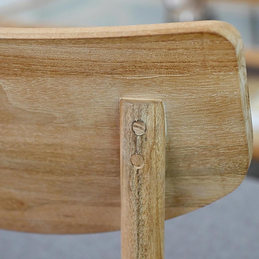 ②ダイニングチェア チーク 無垢材 楽天市場】チェアー チーク無垢材 木製 天然木 ダイニングチェア