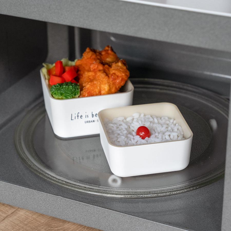 正和 弁当箱 2段 600ml バンブー LIFE IS BEAUTIFUL スクエアネスト