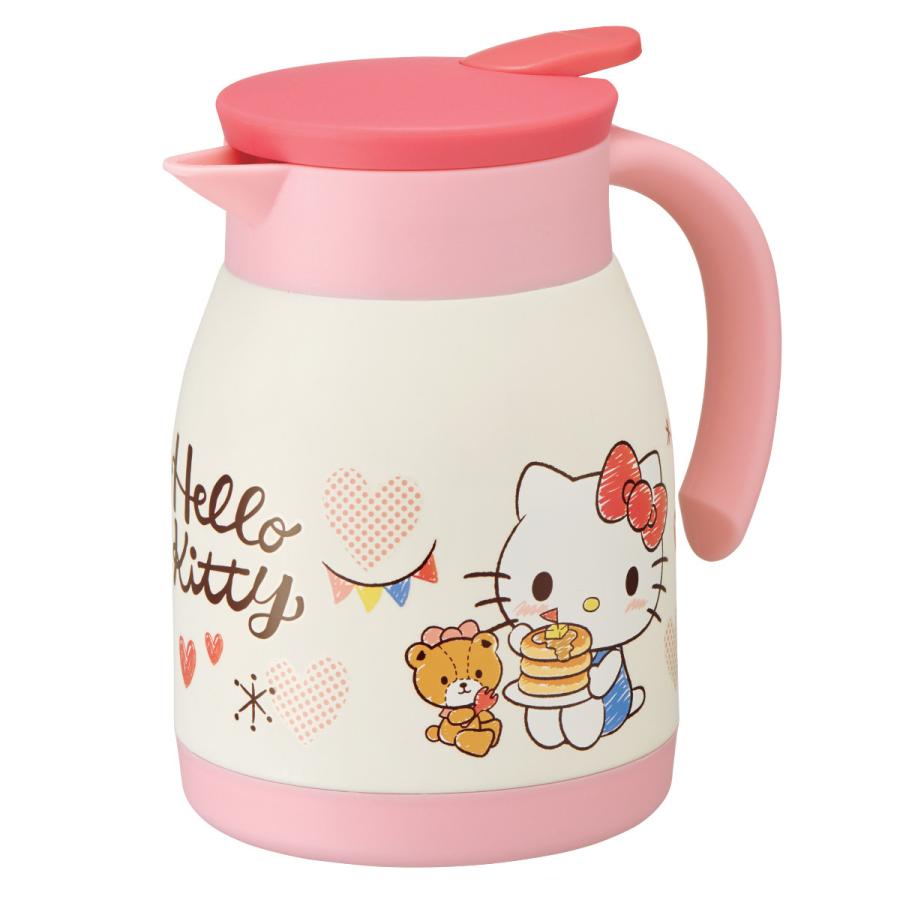 卓上ポット 600ml ハローキティ おやつタイム ステンレス （ 魔法瓶 