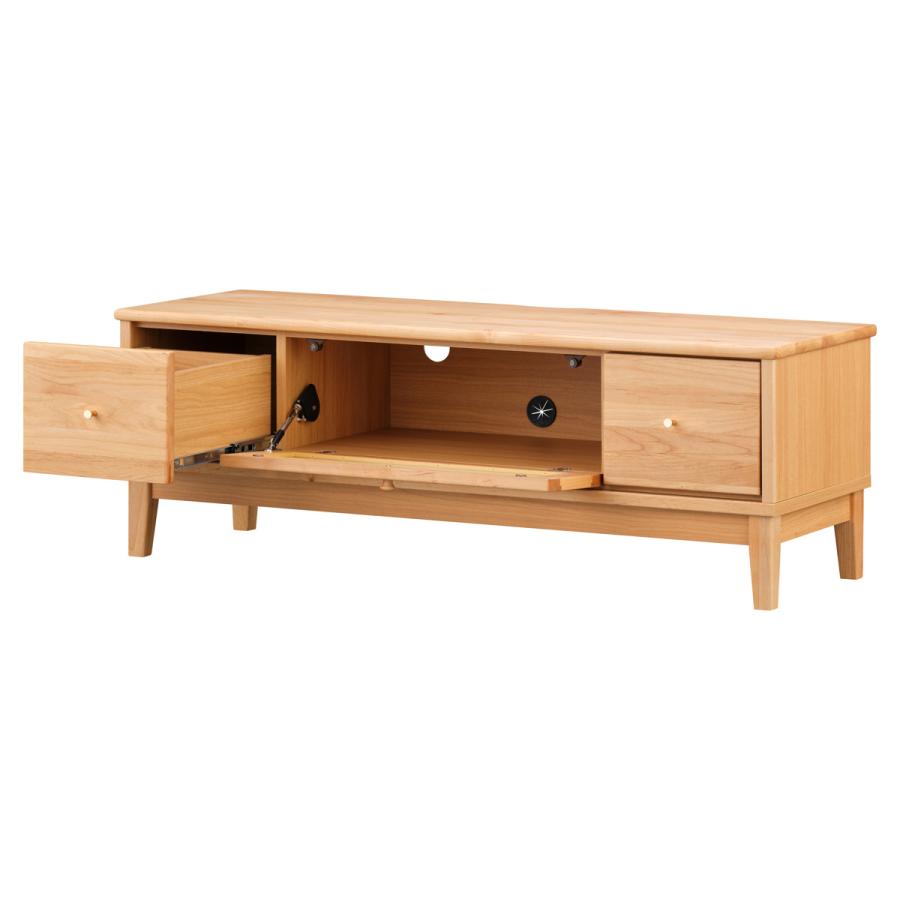 一生紀（ISSEIKI） テレビ台 ローボード 北欧風 アルダー材 FORTO 約幅