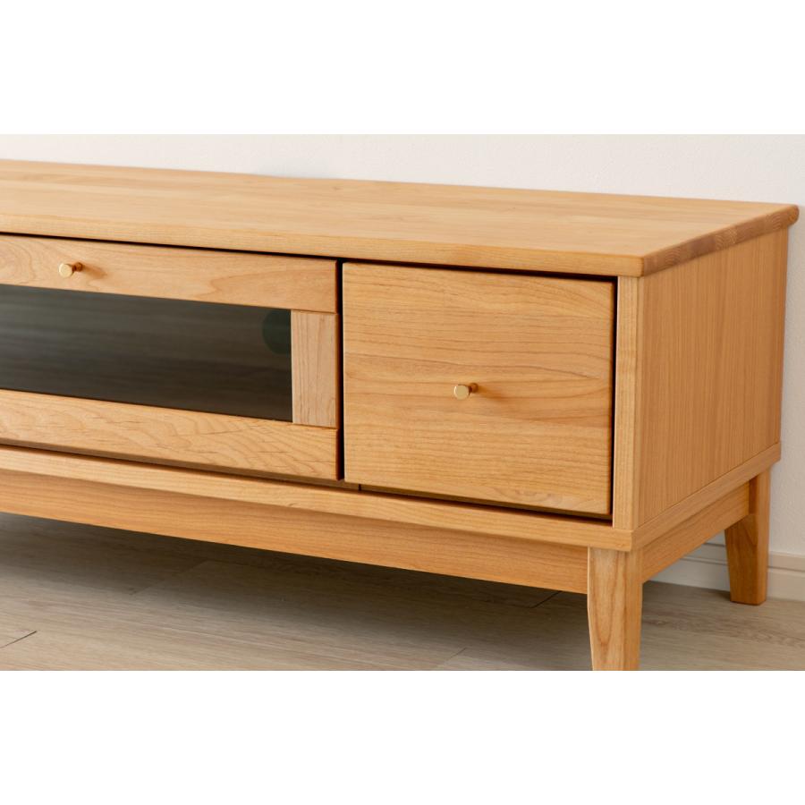 一生紀（ISSEIKI） テレビ台 ローボード 北欧風 アルダー材 FORTO 約幅