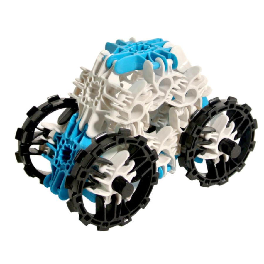 在庫処分特価）知育玩具 ラックスブロックス ミニカー 34ピース入り