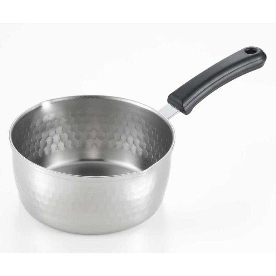 ヨシカワ 雪平鍋 15cm IH対応 味壱 ステンレス 日本製 （ ガス火 IH