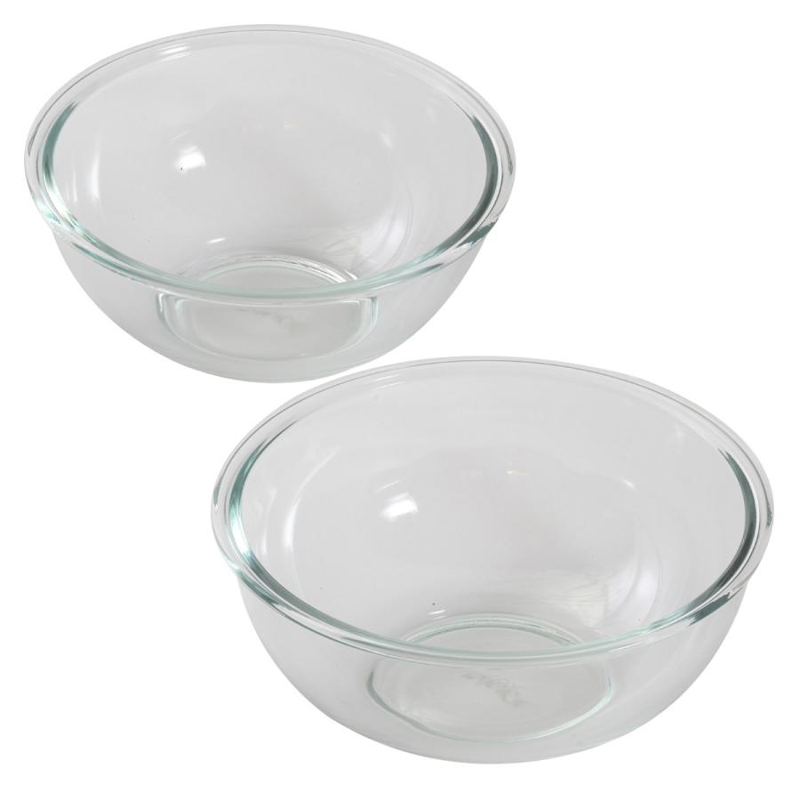 PYREX ボウル 2点セット 1.6L 2.5L 耐熱ガラス パイレックス （ ボール ガラスボウル 電子レンジ対応 食洗機対応 オーブン対応 ボウルセット ガラス製 ）｜livingut｜06