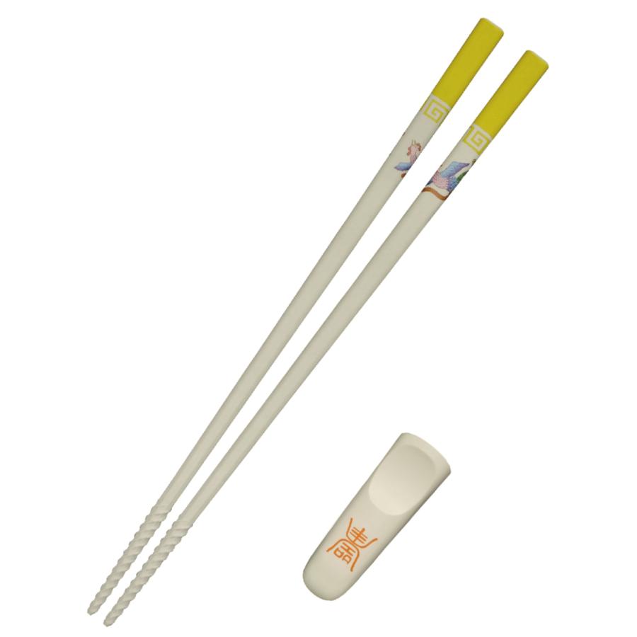 箸 23cm おまち堂 ラセンバシ プラスチック （ お箸 おはし はし ハシ