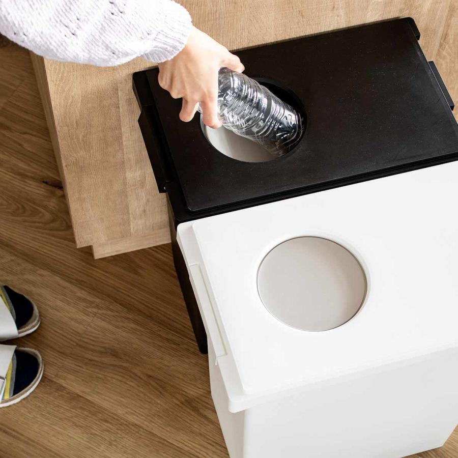 ゴミ箱 45L 同色2個セット ユニード ロック&プッシュ ふた付き ゴミ箱 45L 同色2個セット ユニード ロック&プッシュ ふた付き
