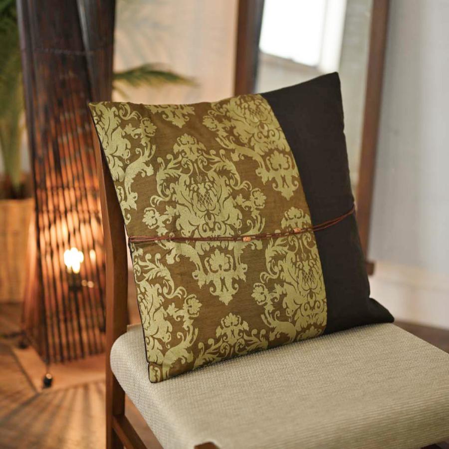 エスニック クッション 45cm角 （ アジアンテイスト クッションカバー