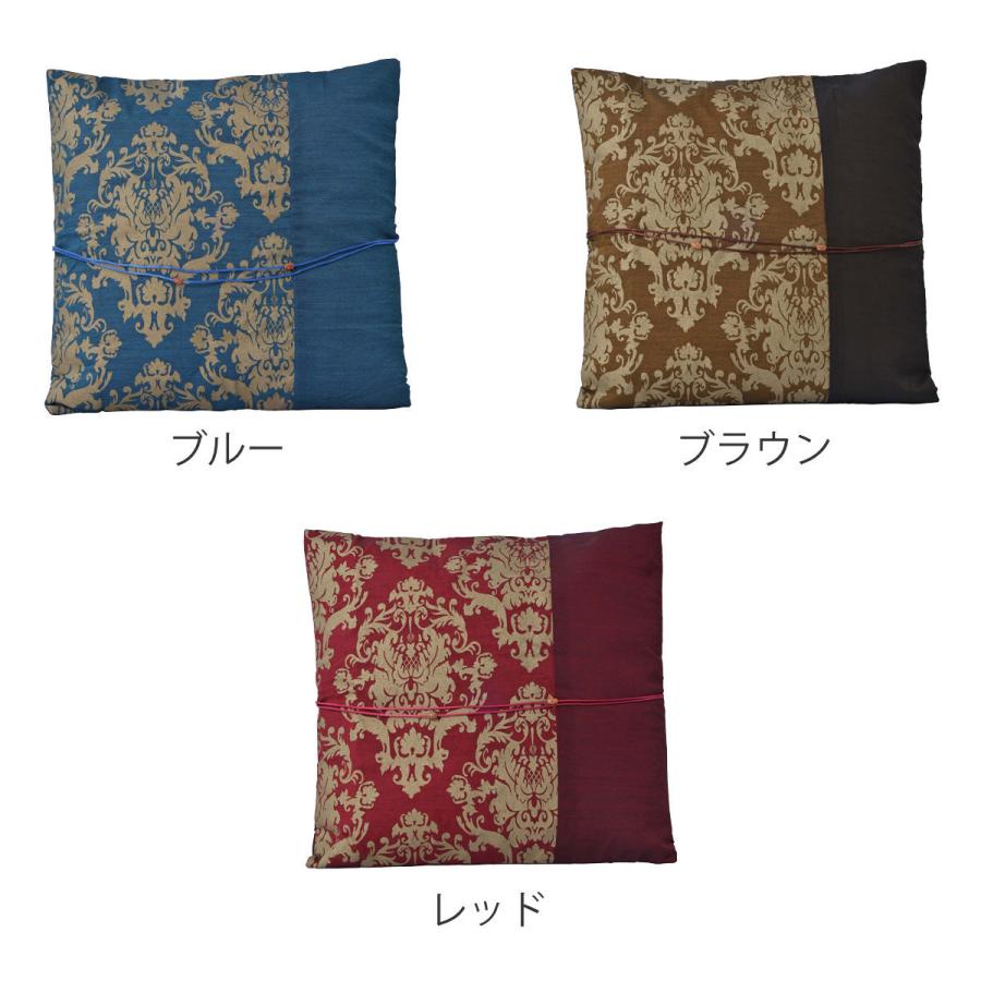 アジアンクッション エスニック クッション 45cm角 （ アジアンテイスト クッションカバー