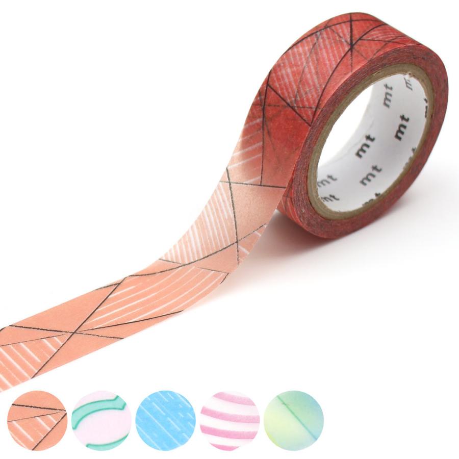 マスキングテープ mt トレハリ 幅15mm×7m （ マステ カモ井 カモ井加工