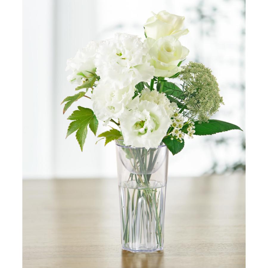 花瓶 グロウベース クリア （ フラワーベース 花びん 花器 スタンド