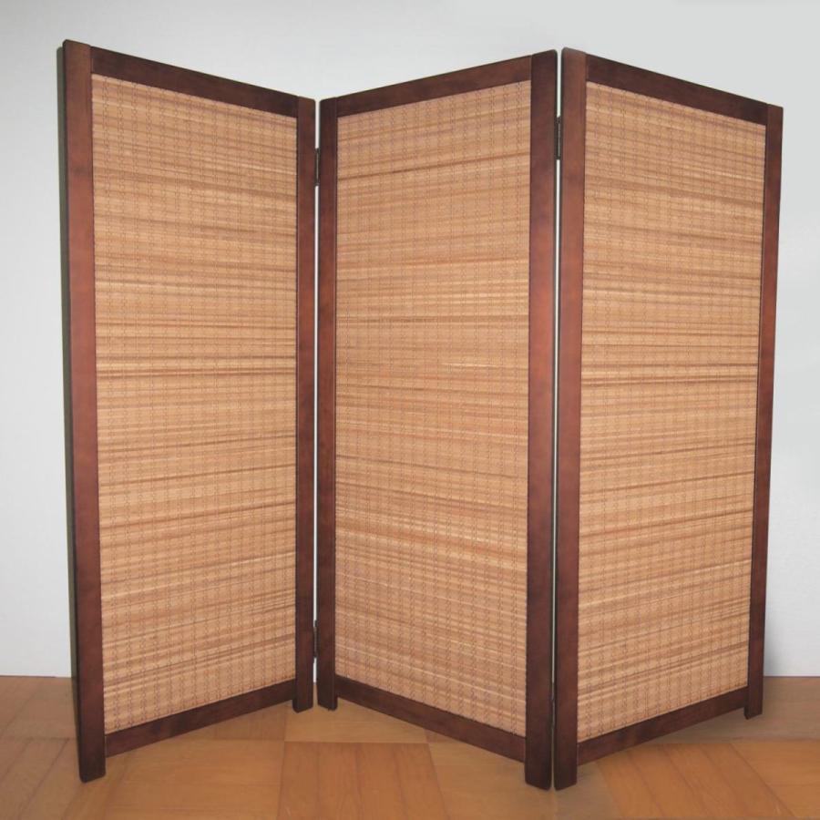 衝立 竹すだれ衝立 3連 高さ135cm ( 目隠し 間仕切り 和風 屏風 衝立 竹すだれ衝立 3連 高さ135cm ( 目隠し 間仕切り 和風 屏風