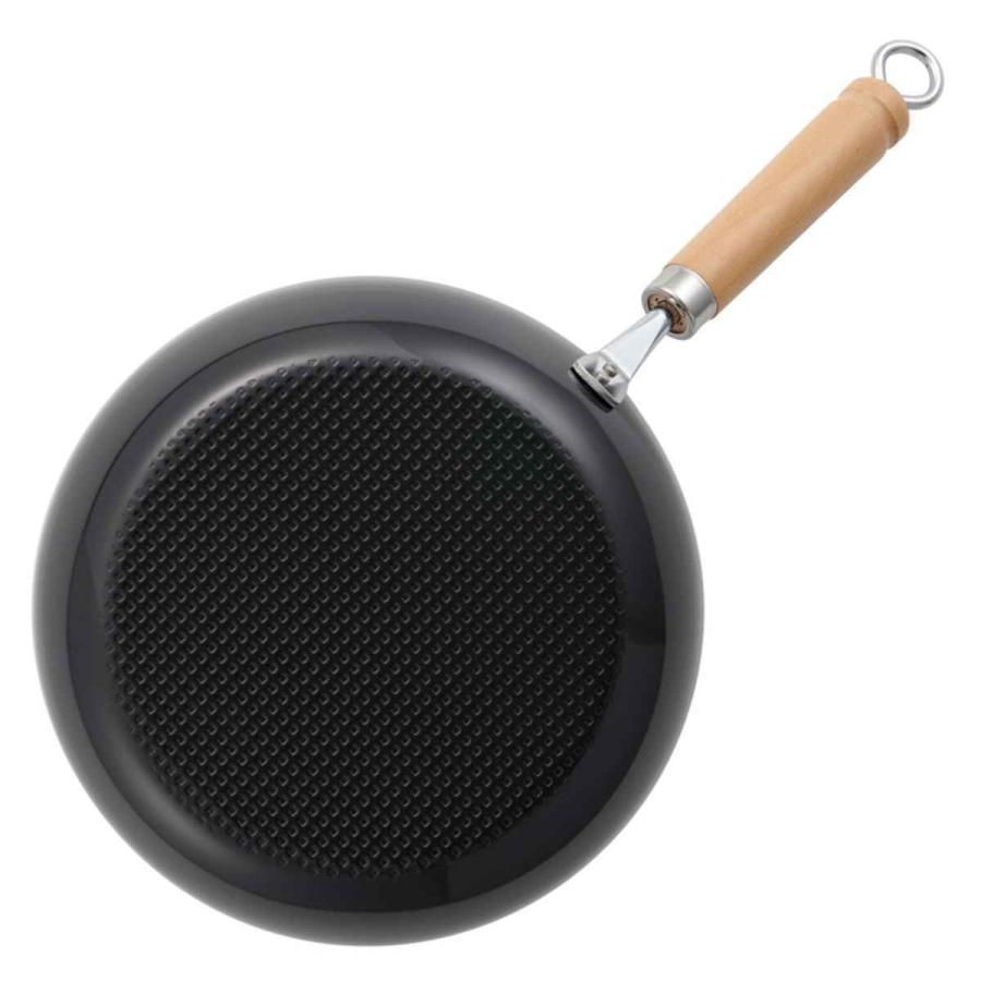 スケーター フライパン 24cm IH対応 鉄製 エンボスフライパン くまの