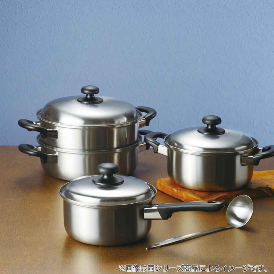 和平フレイズ 蒸し鍋 23cm IH対応 燕三 IHふきこぼれにくい二段