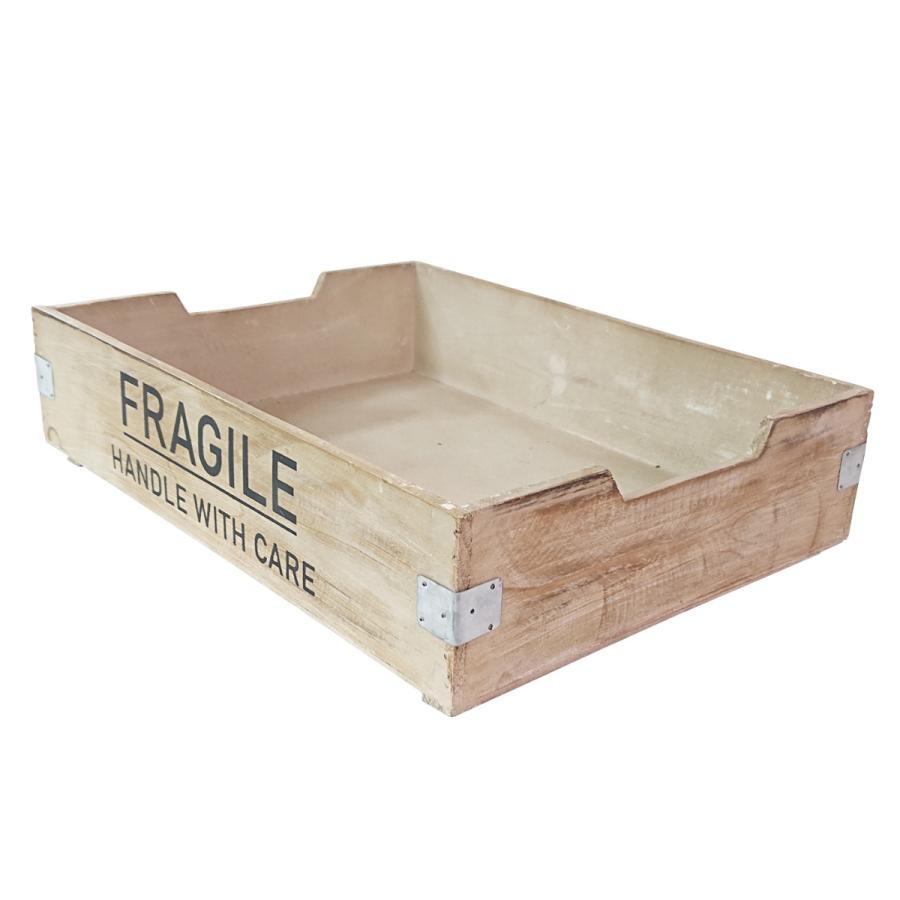 ガーデニング収納 フラジール スタッキングボックス S 木製