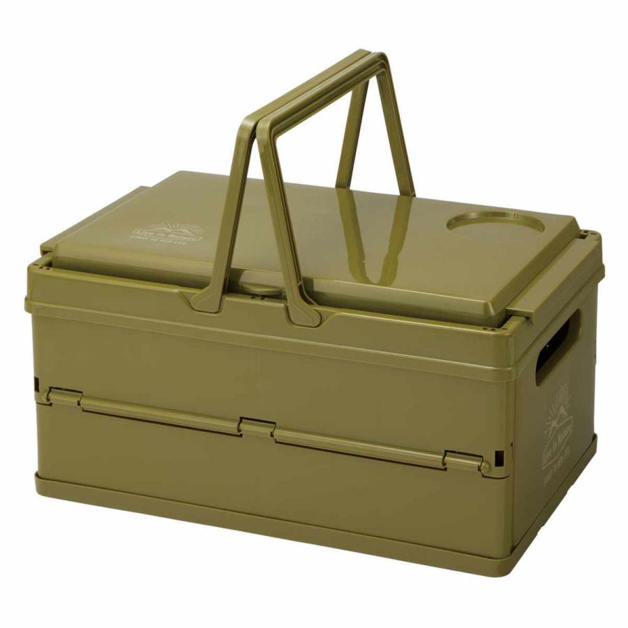 折りたたみバスケット 蓋付き （ コンテナ 折りたたみ 収納