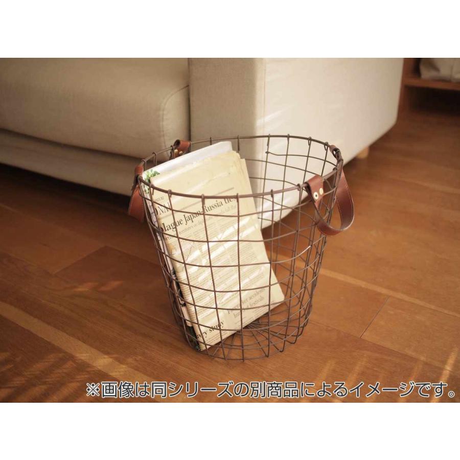 アイアンバスケット マテリア スクエア 小 （ バスケット かご 幅28