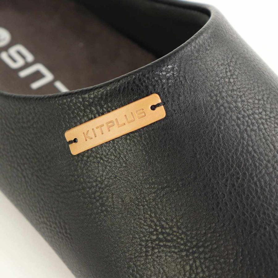 ⭐︎新品未使用⭐︎ SLIPPER レザー 28cm サンダル フェイクレザーサボサンダル M 26.0〜26.5cm KITPLUS