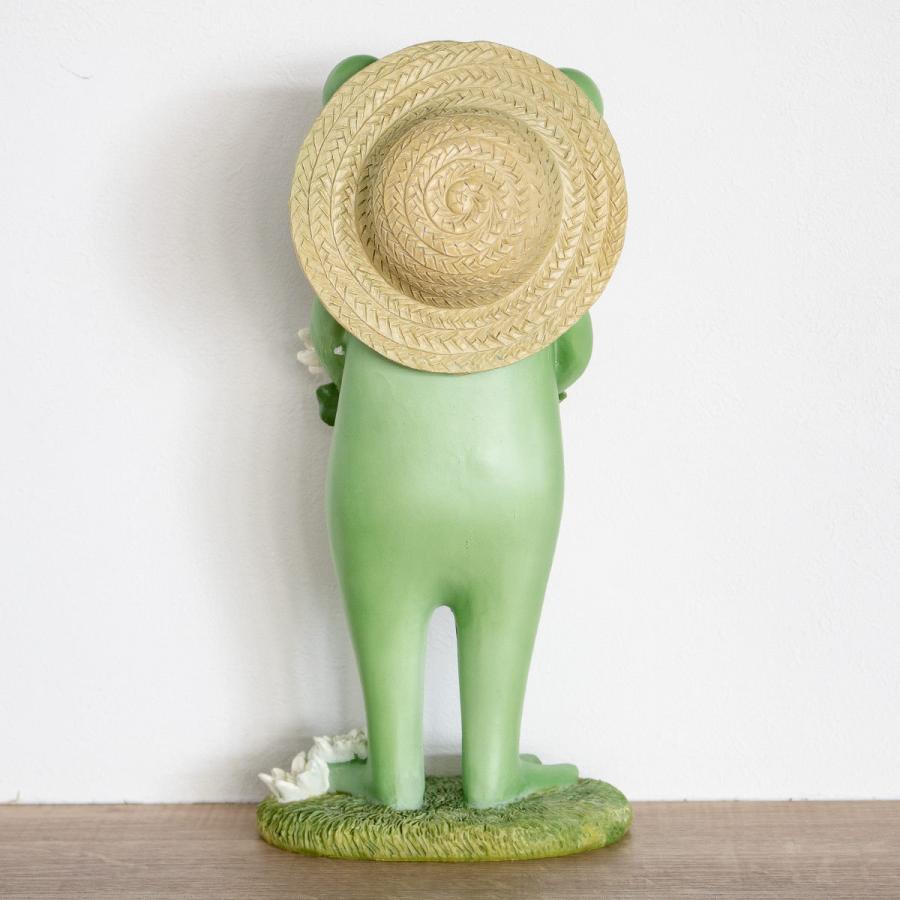 ガーデン オーナメント クローバーとカエル Copeau （ コポー カエル