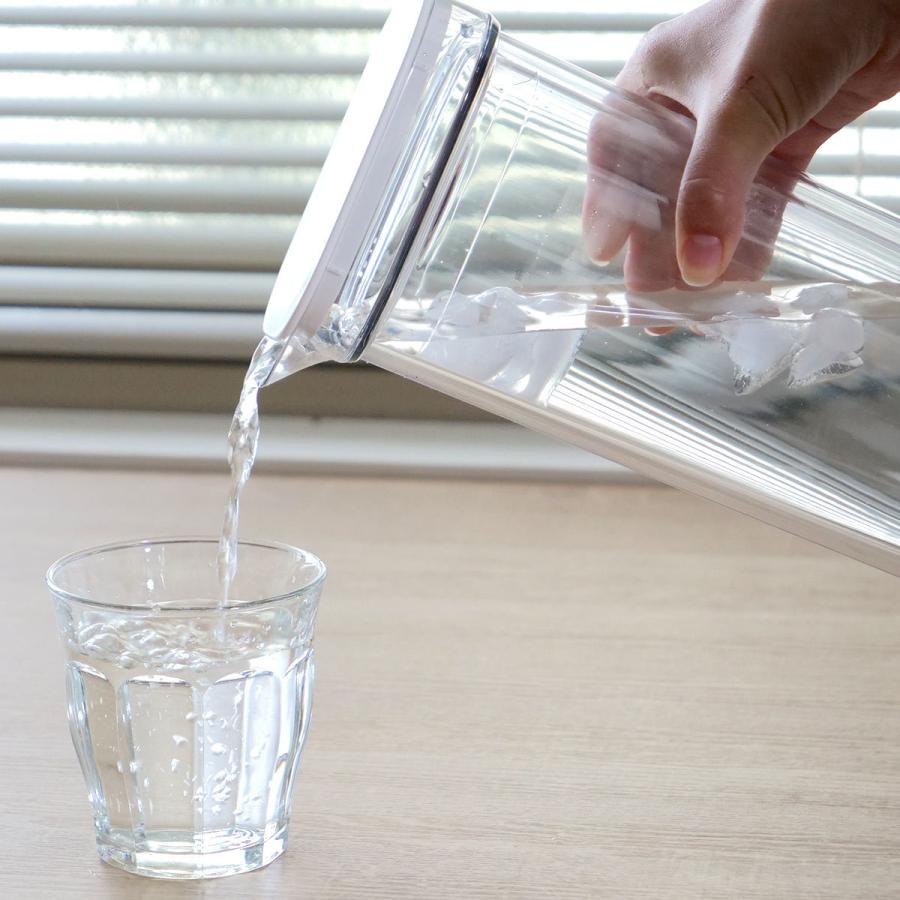 ピッチャー 冷水筒 1L ダブルウォールカラフェ プラスチック製 （ 食洗
