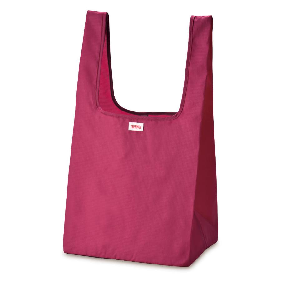 MarchAprilMay 赤 エコバッグ THERMOS（サーモス） エコバッグ ポケットバッグ 23L 折りたたみ マチ