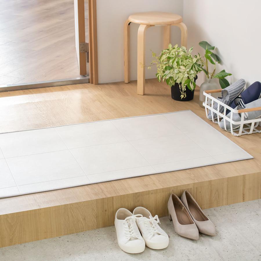玄関マット 室内用 60×90cm モルタルタイル 撥水加工 ( 玄関 玄関マット 室内用 60×90cm モルタルタイル 撥水加工 ( 玄関