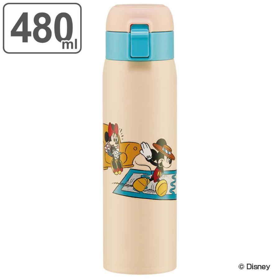 Disney 水筒 480ml ステンレス 直飲み ワンタッチ ミッキー Disney 水筒 480ml ステンレス 直飲み ワンタッチ ミッキー