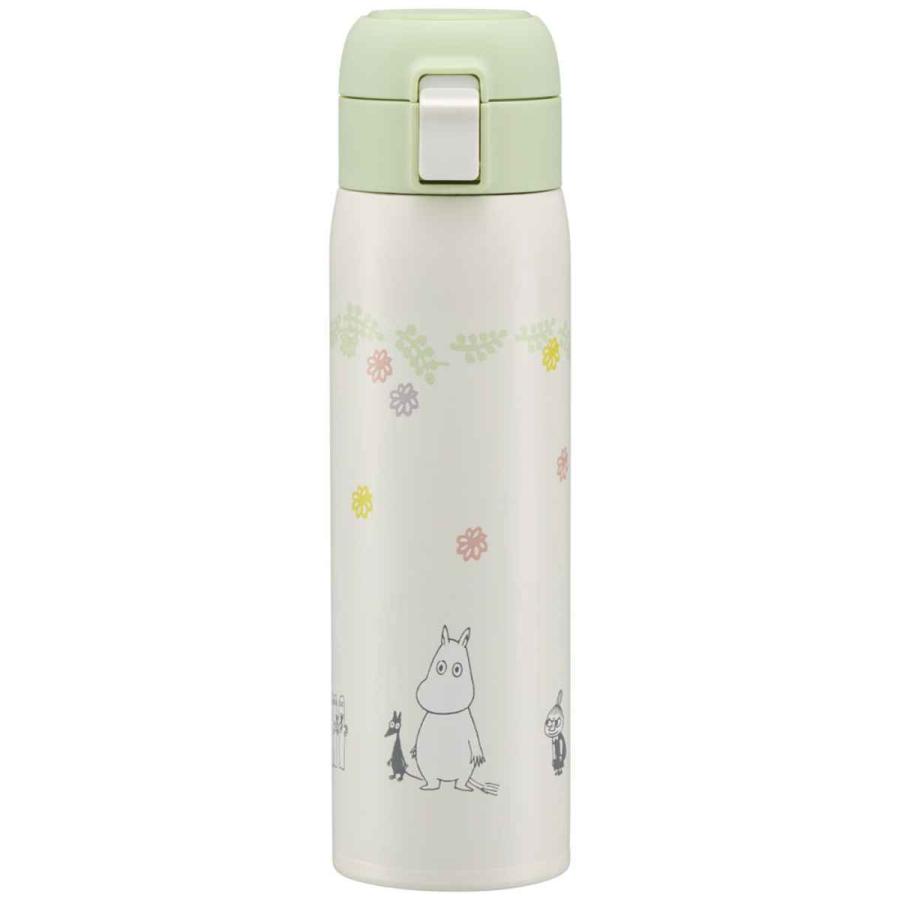 水筒 480ml ステンレス 直飲み ワンタッチ ムーミン （ MOOMIN 保温 保冷 ワンプッシュ ステンレスボトル キャップロック設計 真空二重構造 ）｜livingut｜09