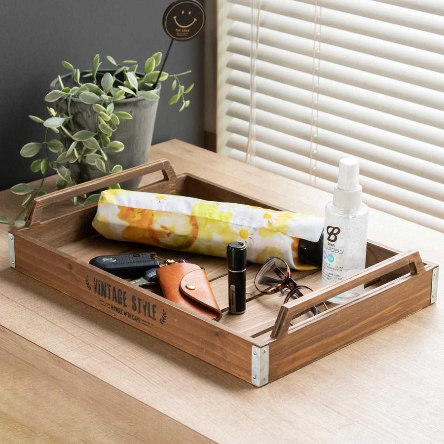 収納ボックス ホルツ トレー （ 幅36×奥行25×高さ6.5cm トレイ 小物