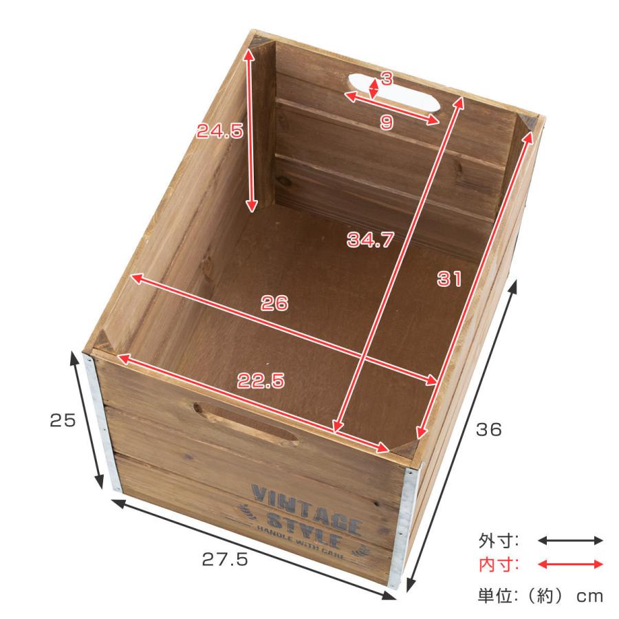 ウッドボックス(木箱)３個セット㊸ 通販