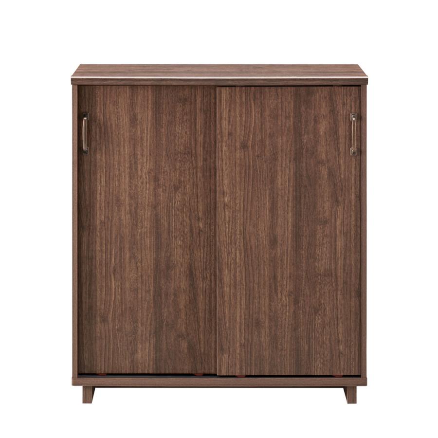 朝日木材加工 シューズボックス 引き戸 シンプルモダン Cosalo 幅79cm