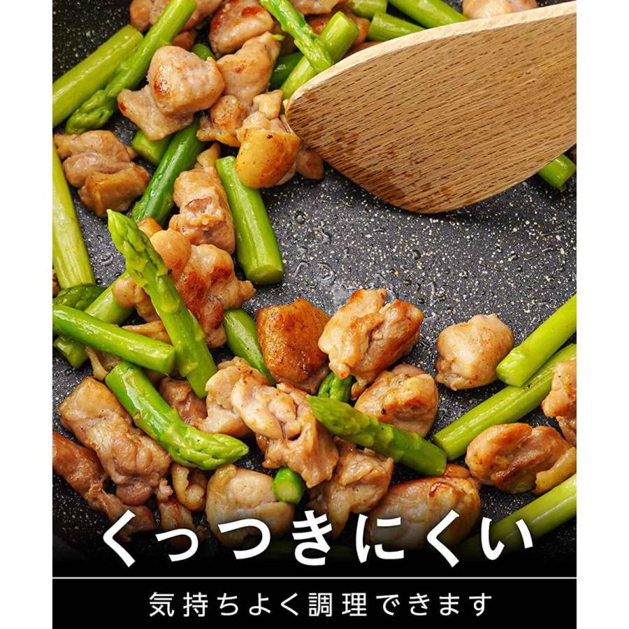 和平フレイズ 片手鍋 18cm IH対応 ガラス蓋付き 軽量 ダブルマーブル