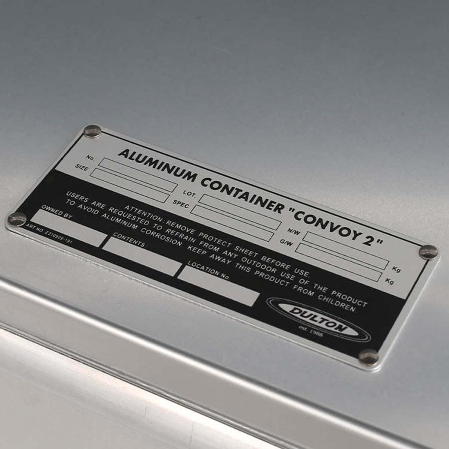 ダルトン DULTON アルミニウムコンテナ コンボイ2 RC L （ 幅78×奥行