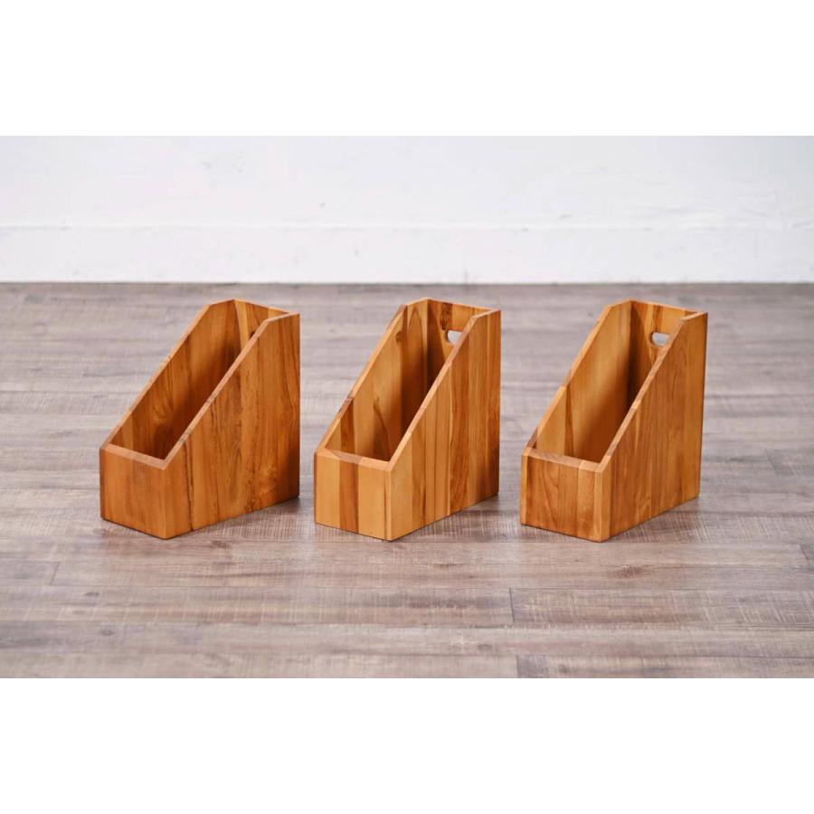 ファイルボックス 木製 （ 収納 天然木 ファイルケース ファイル