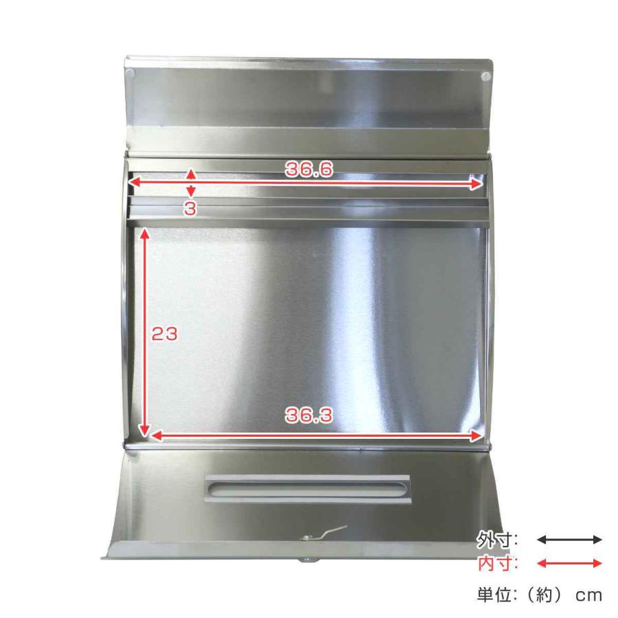 ポスト 壁掛け Mauro （ 郵便ポスト 郵便 郵便受け デザインポスト