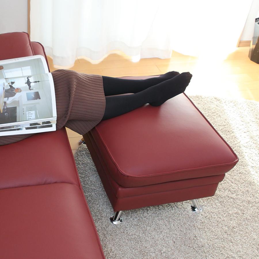 スツール 高さ41cm レザー ( 開梱設置 椅子 ソファ ソファ スツール 高さ41cm レザー ( 開梱設置 椅子 ソファ ソファ