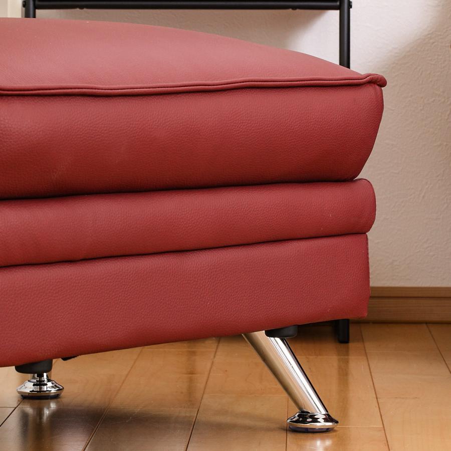 スツール 高さ41cm レザー ( 開梱設置 椅子 ソファ ソファ スツール 高さ41cm レザー ( 開梱設置 椅子 ソファ ソファ